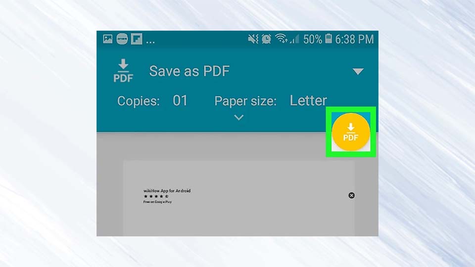 تبدیل صفحه وب به PDF