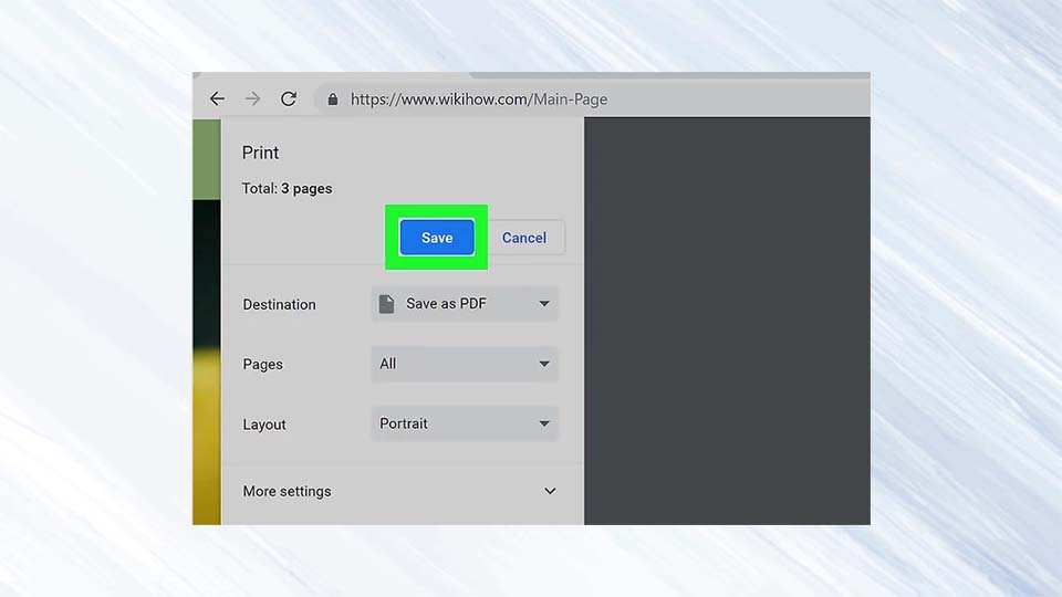 تبدیل صفحه وب به PDF
