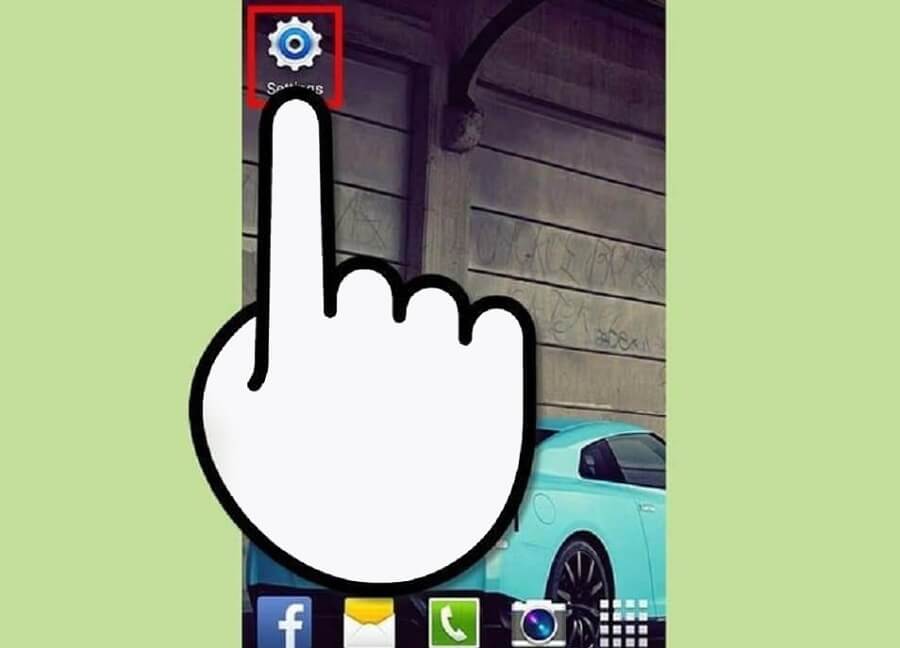 نحوه هات اسپات کردن گوشی : گام اول