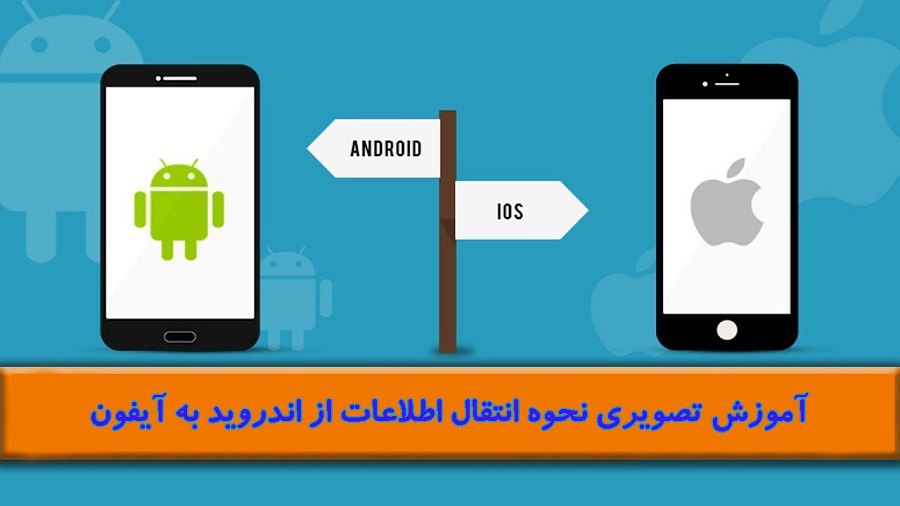آموزش تصویری نحوه انتقال اطلاعات از اندروید به آیفون