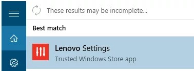 Lenovo Settings