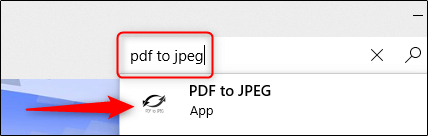 جستجو عبارت PDF to JPEG در مایکروسافت