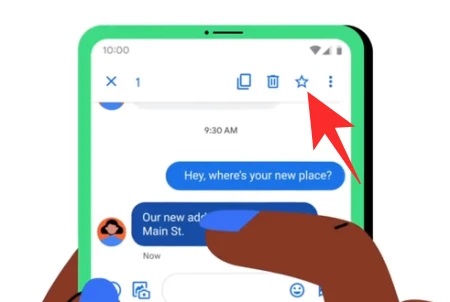 روش ستاره دار کردن پیام ها در Google Messages