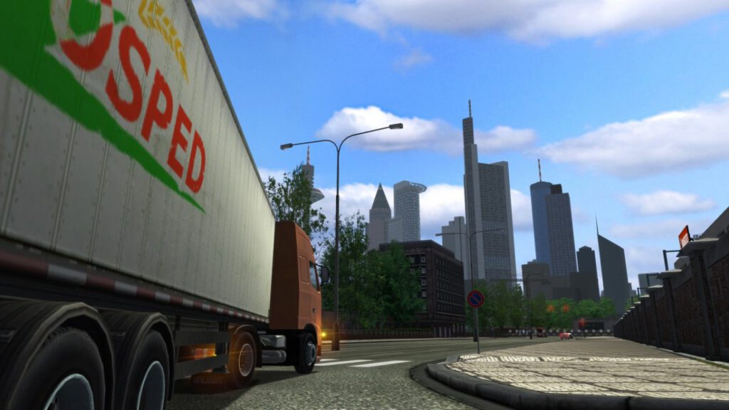 بازی آرامش بخش - Euro Truck Simulator